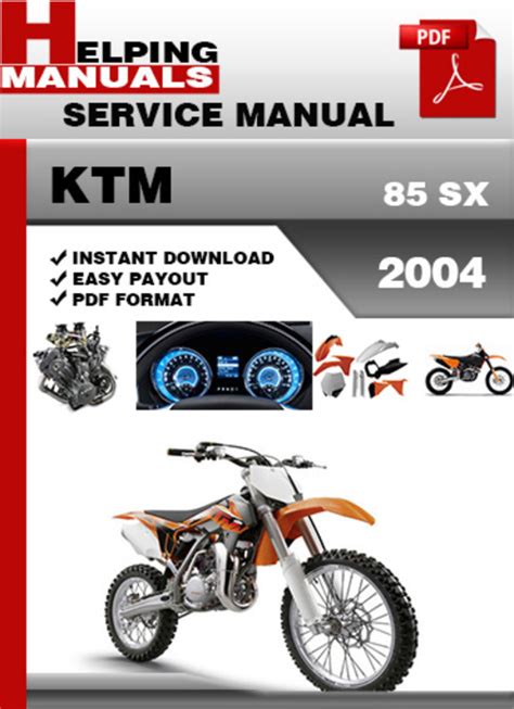 KTM 85 SX 2004 REPAIR MANUAL Pdf Download